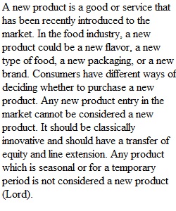 Week 3 Topic 5 New Product Assignment 1